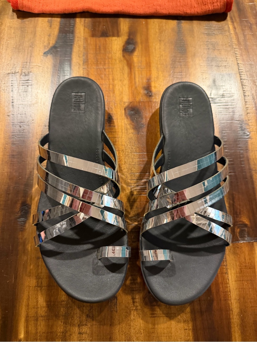Fitflop Black and Silver Sandals